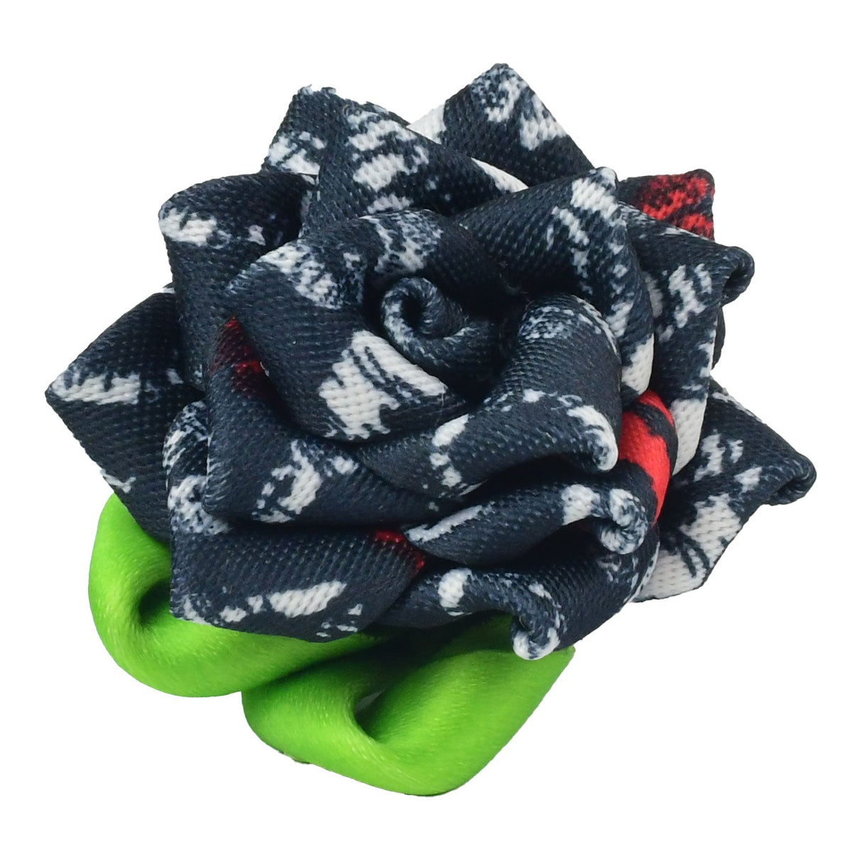 Collar Flower - Black and White Kisses by 2 Hounds Design, sold through Sniff and Shift