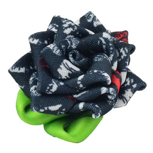 Collar Flower - Black and White Kisses by 2 Hounds Design, sold through Sniff and Shift