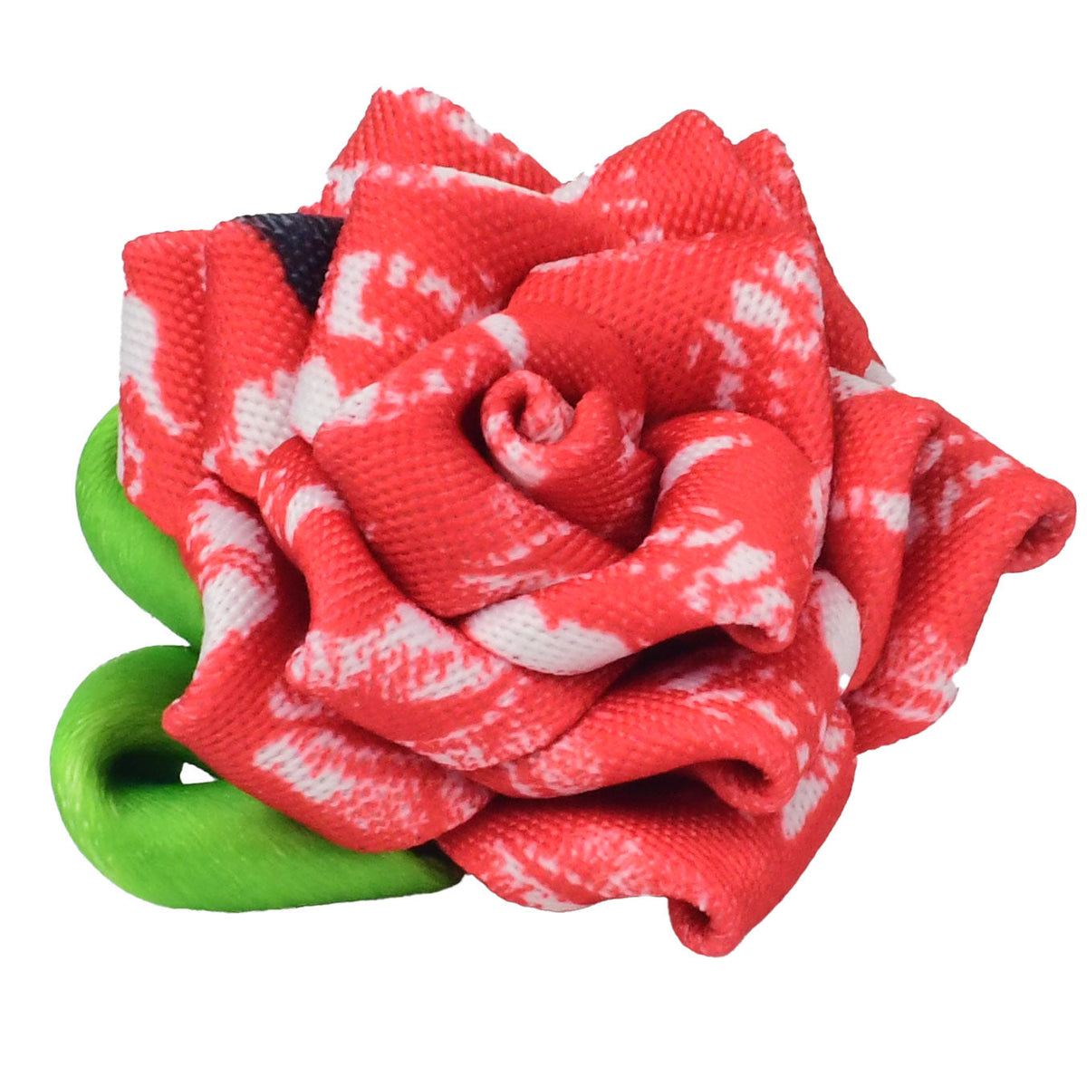 Collar Flower - Red and White Kisses by 2 Hounds Design, sold through Sniff and Shift