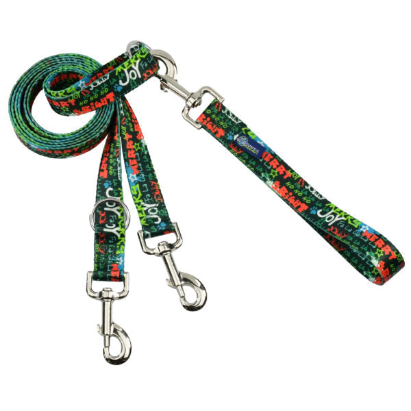 Holiday Graffiti EarthStyle Freedom No-Pull Dog Harness