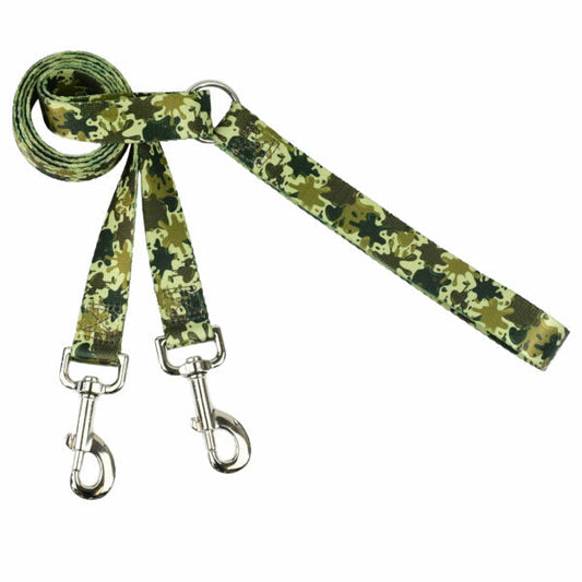 Archie Loves Mud EarthStyle Double Connection Leash by 2 Hounds Design, sold through Sniff and Shift