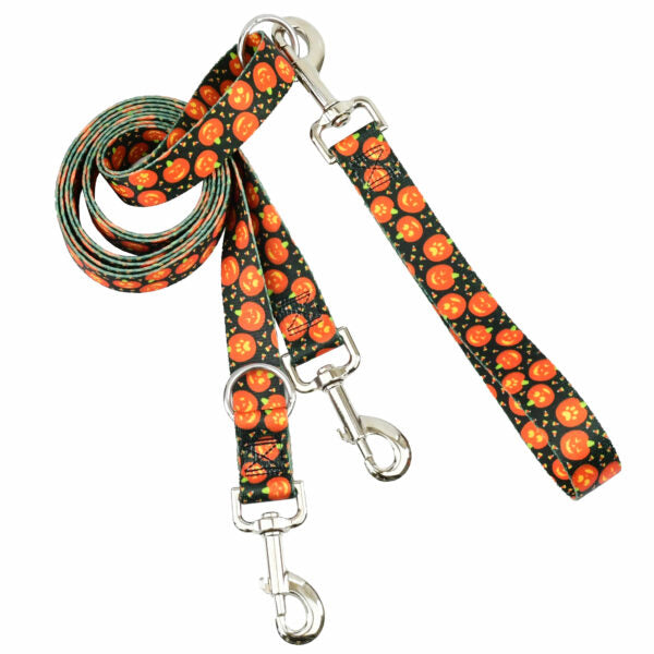 Jack O Lantern EarthStyle Double Connection Leash