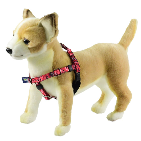 XXSmall Bandana Red Freedom No-Pull Harness 13″-16″ Chest by 2 Hounds Design, sold through Sniff and Shift