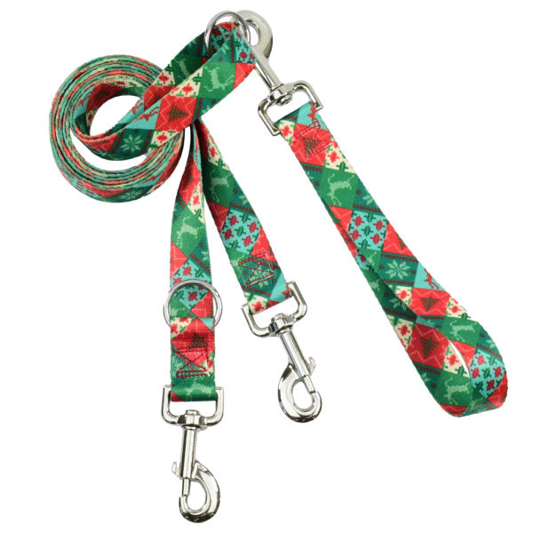 Christmas Patchwork EarthStyle Freedom No-Pull Dog Harness