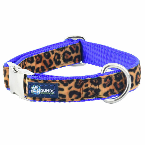 Soft Kitty Velvet Essential Martingale Dog Collar (Multiple Webbing Co