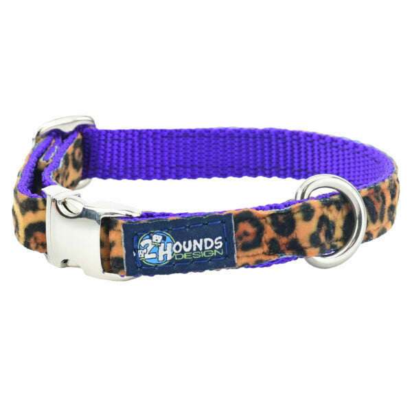 Soft Kitty Velvet Essential Martingale Dog Collar (Multiple Webbing Co