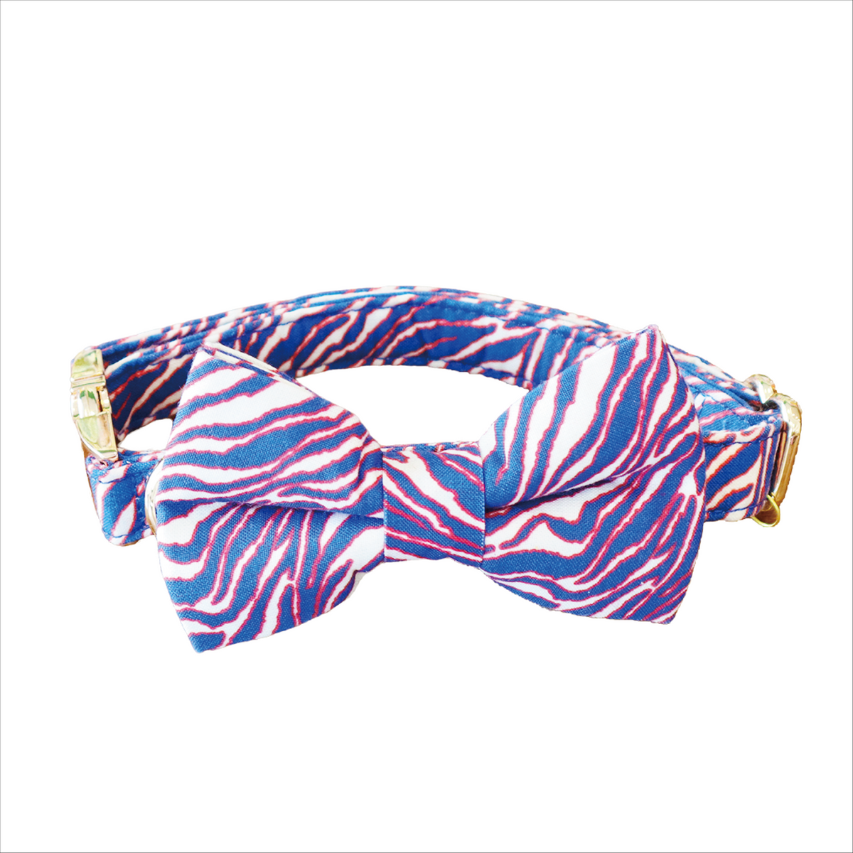 Game Day Collar & Bow, Lucky Dog Pet Company, sold through Sniff and Shift