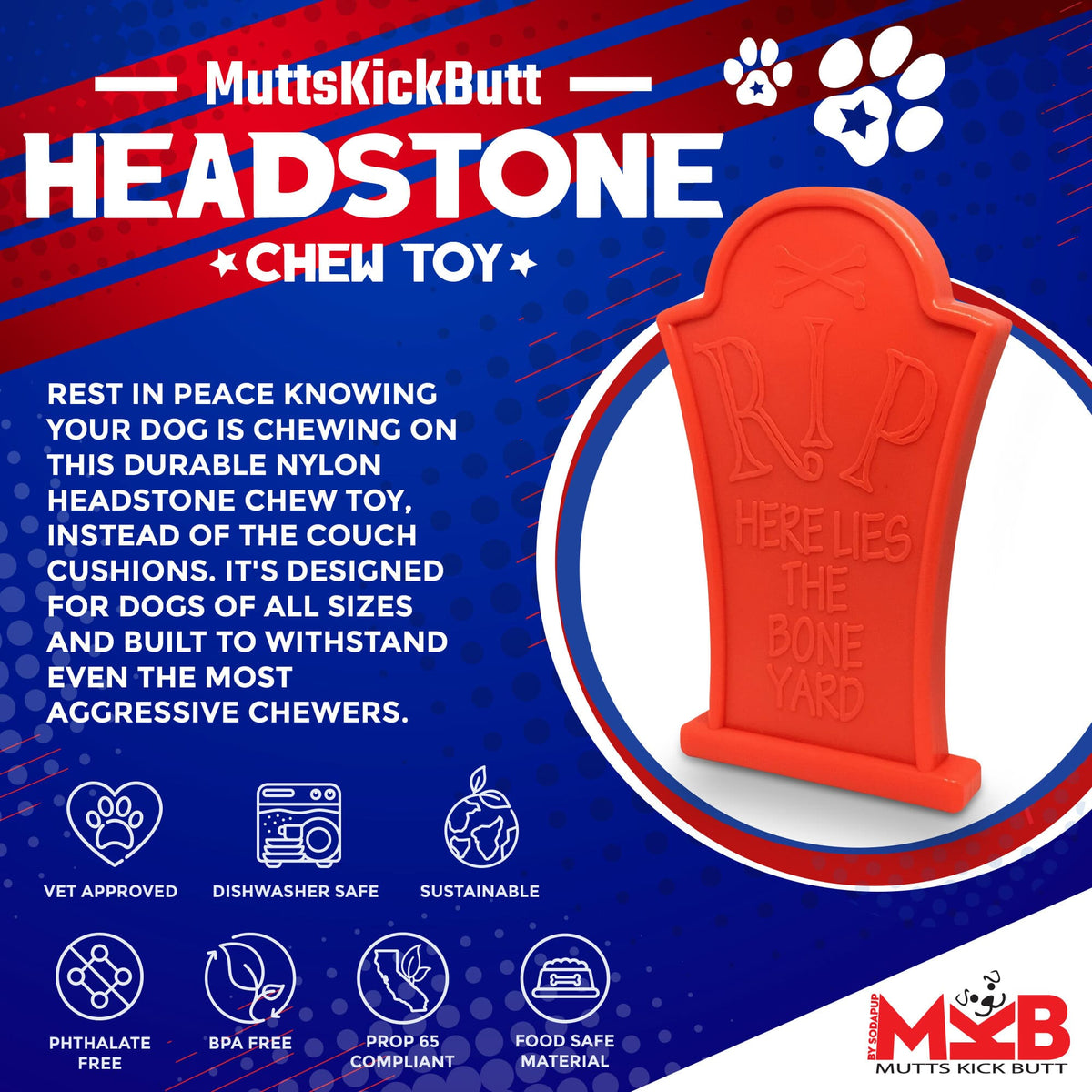 Headstone Nylon Chew Toy