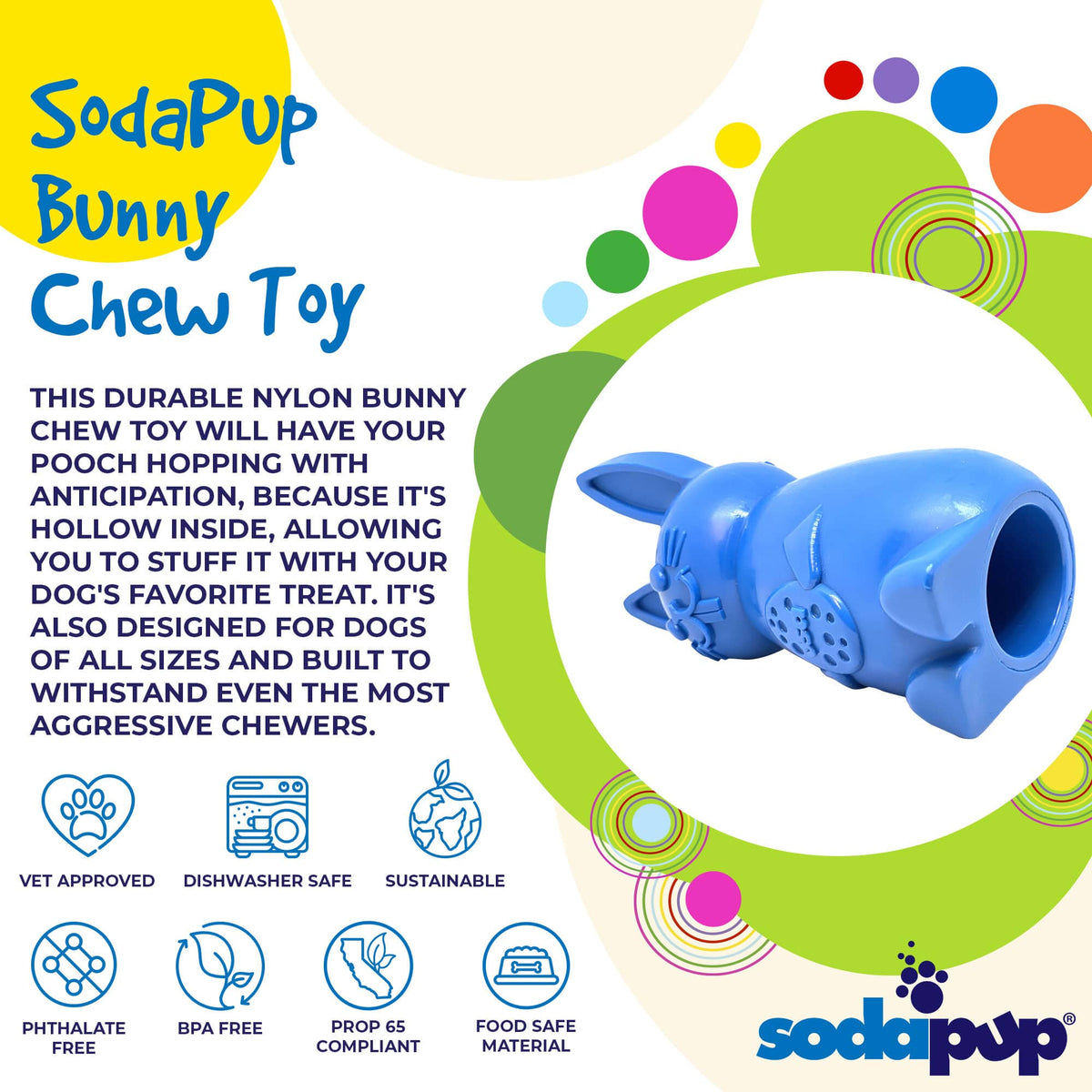 Bunny Nylon Chew Toy Large
