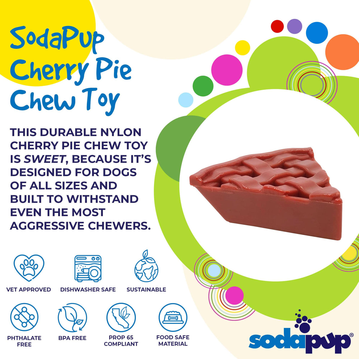 Cherry Pie Nylon Chew Toy