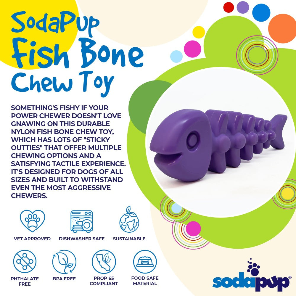 Fish Bone Nylon Chew Toy
