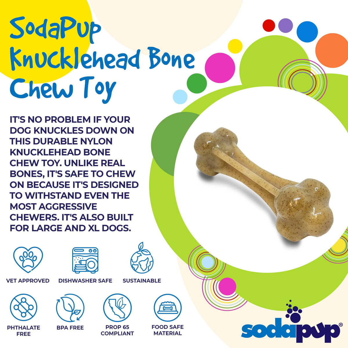 Knuckle Bone Nylon Chew Toy Large