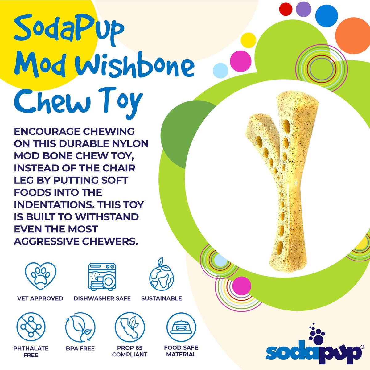 MOD Wishbone Nylon Chew Toy Medium