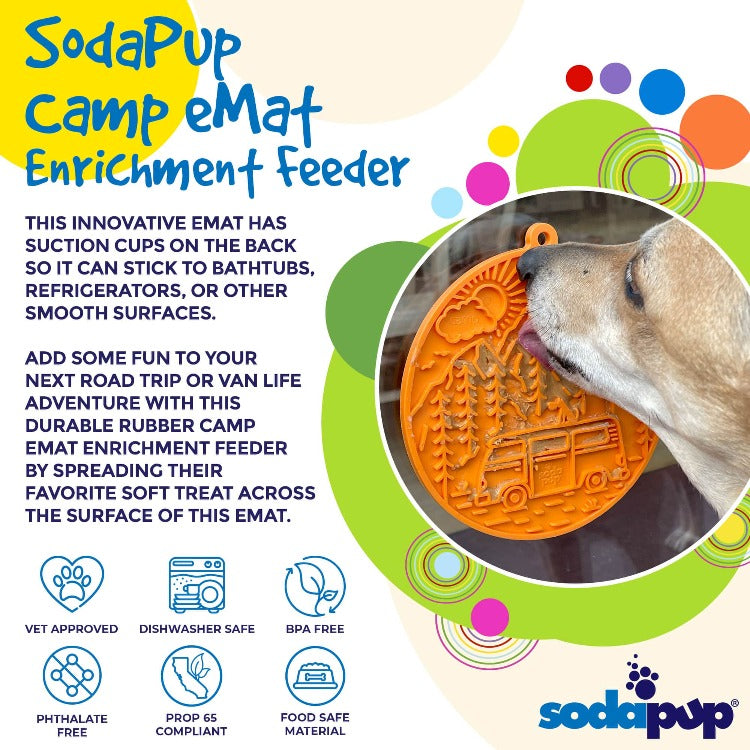 Camp eMat Lick Mat with Suction Cups