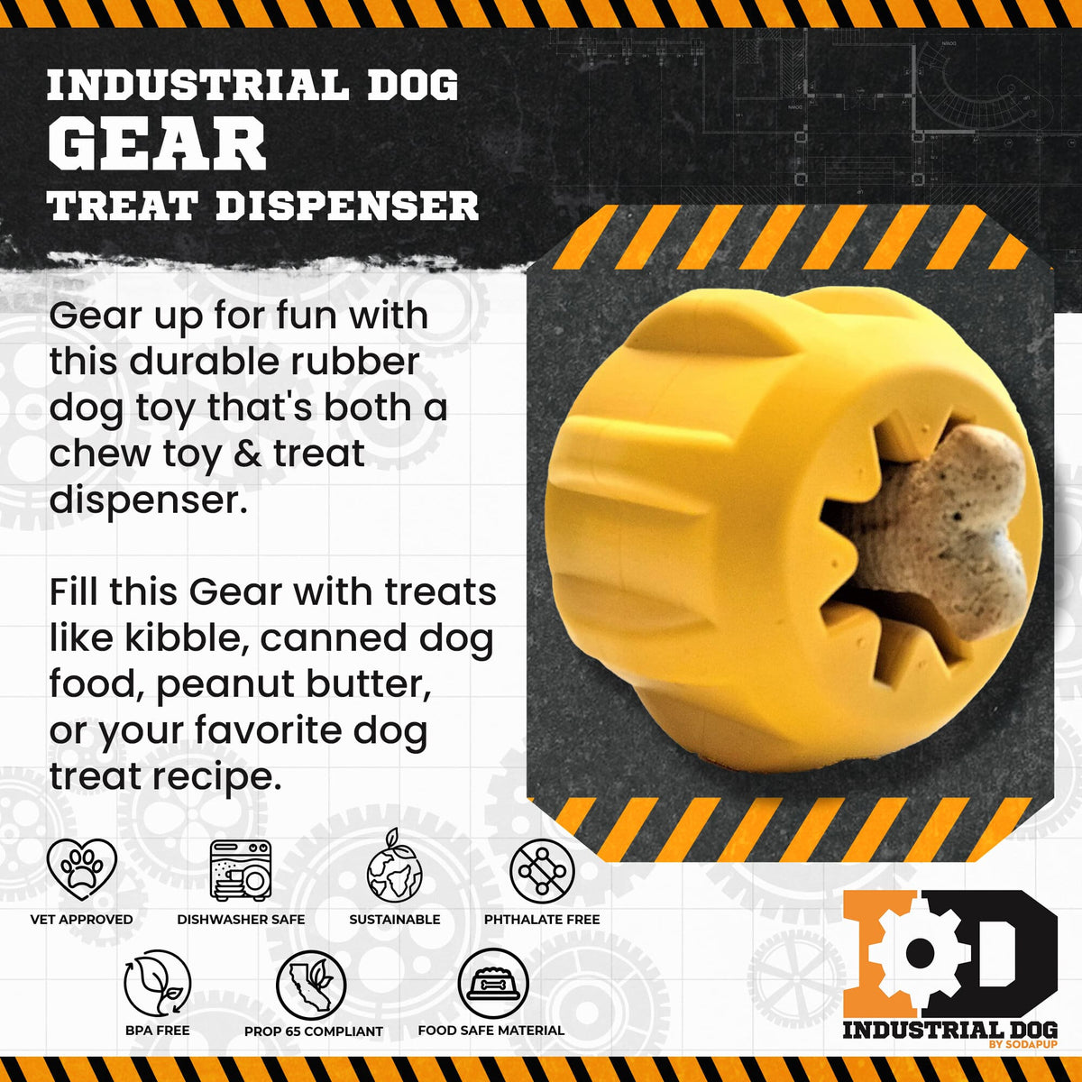Gear eDispenser Yak Chew Holder