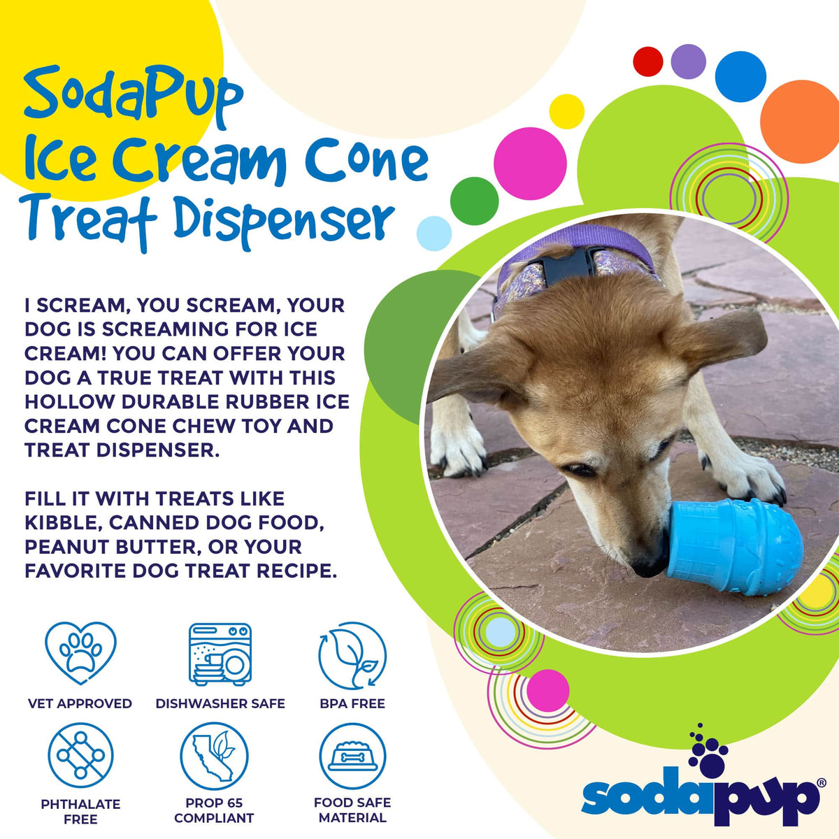 Ice Cream Cone Rubber eDispenser
