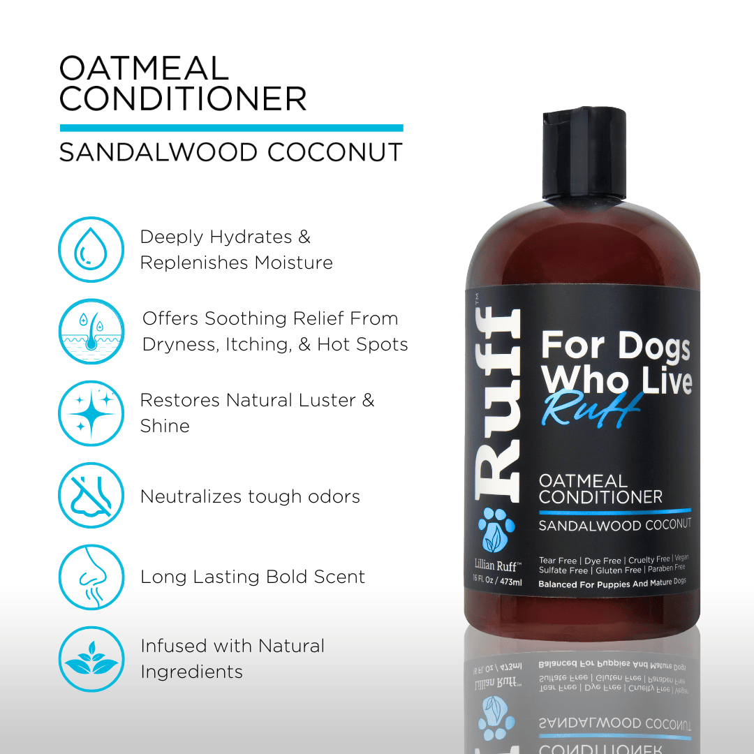 Sandalwood Coconut Oatmeal Conditioner 16 oz