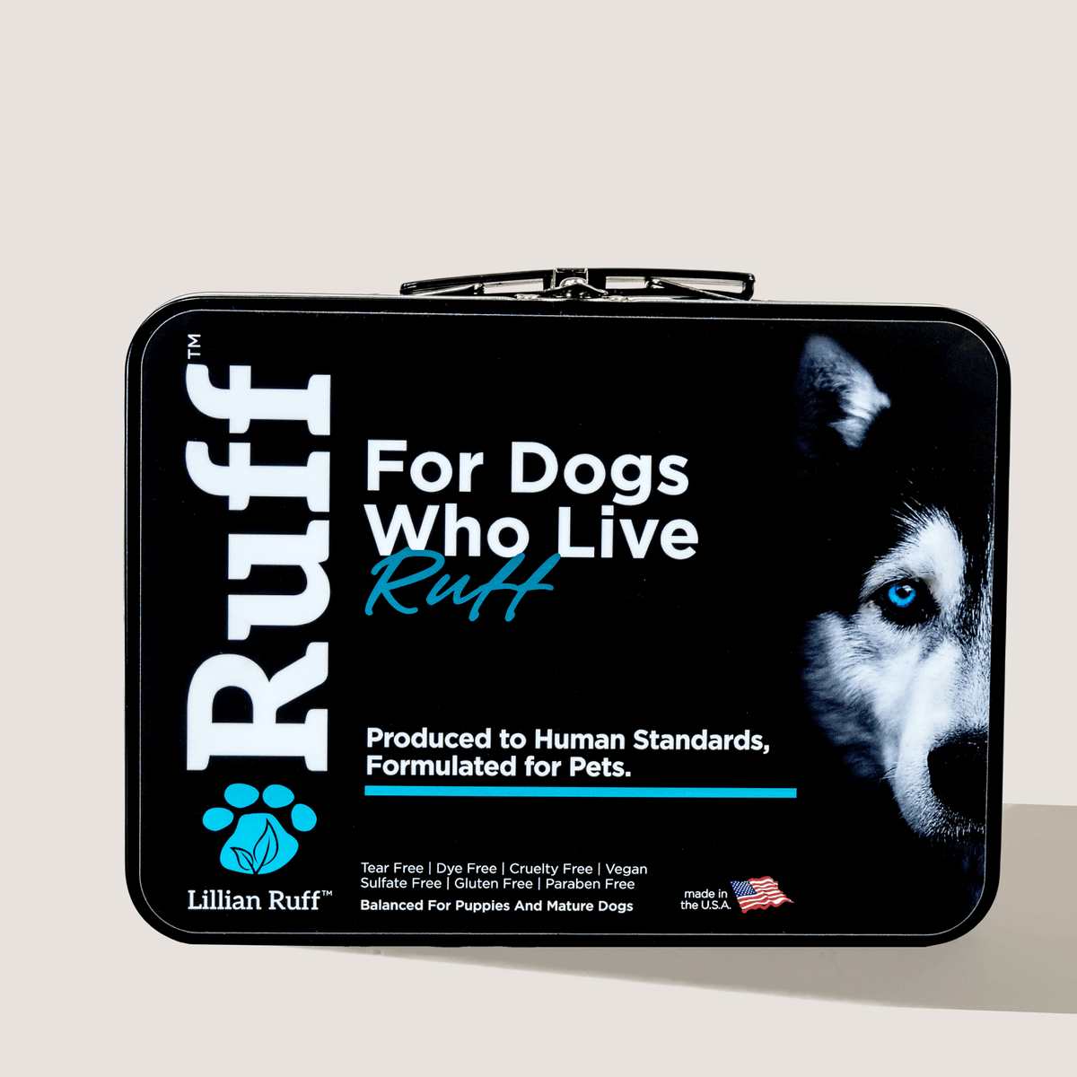 RUFF Premium Lunchbox Travel Set, five 2 oz bottles, Lillian Ruff, sold through Sniff and Shift