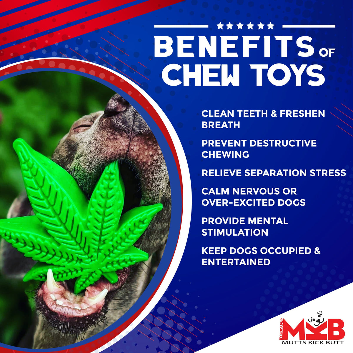 Colorado Maple Leaf Nylon Chew and Lick Toy