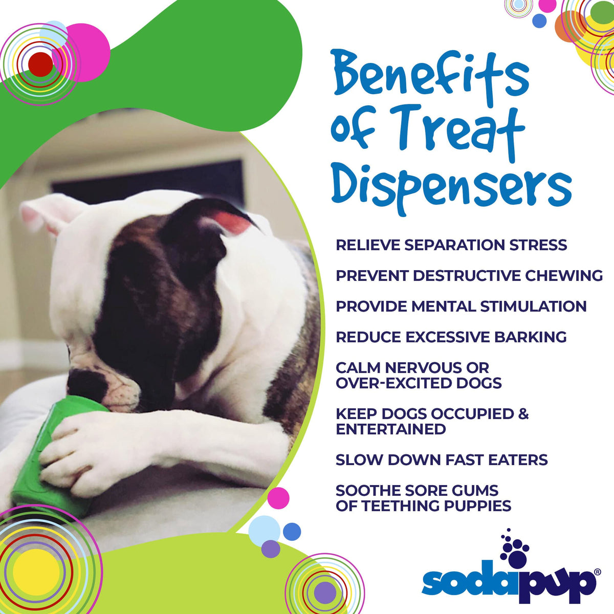 Can Toy Rubber Chew Toy & Treat Dispenser