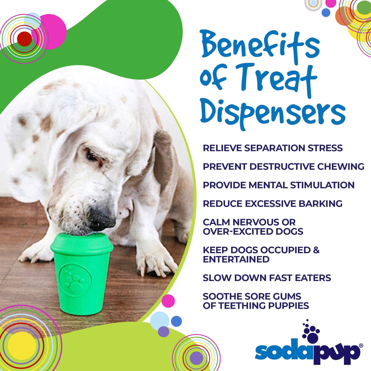 Coffee Cup Rubber Chew Toy and Dispenser