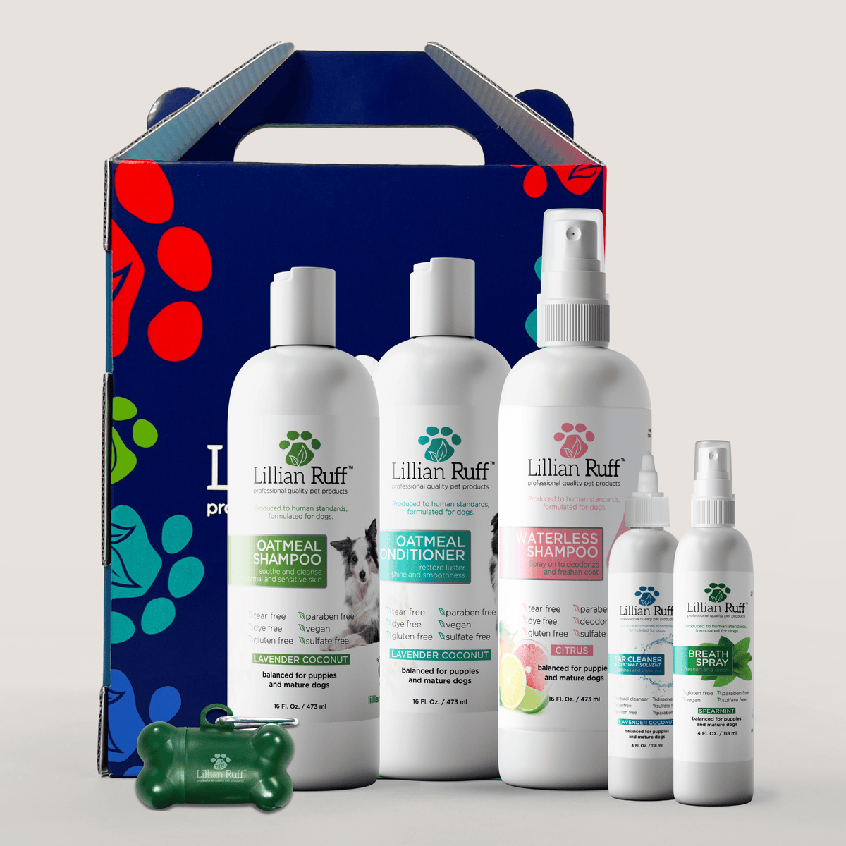 Boxed set of the New Puppy Starter Pack, Lillian Ruff, sold through Sniff and Shift