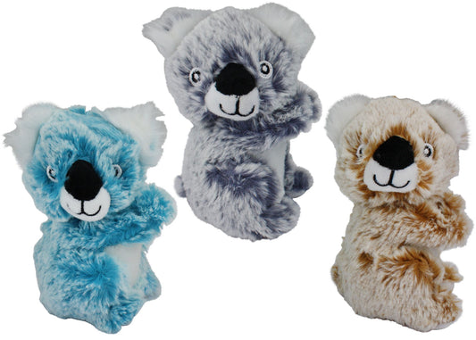 Multipet Minipet Koala plush dog toy, 5 inches, assorted colors
