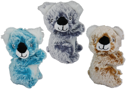 Multipet Minipet Koala plush dog toy, 5 inches, assorted colors