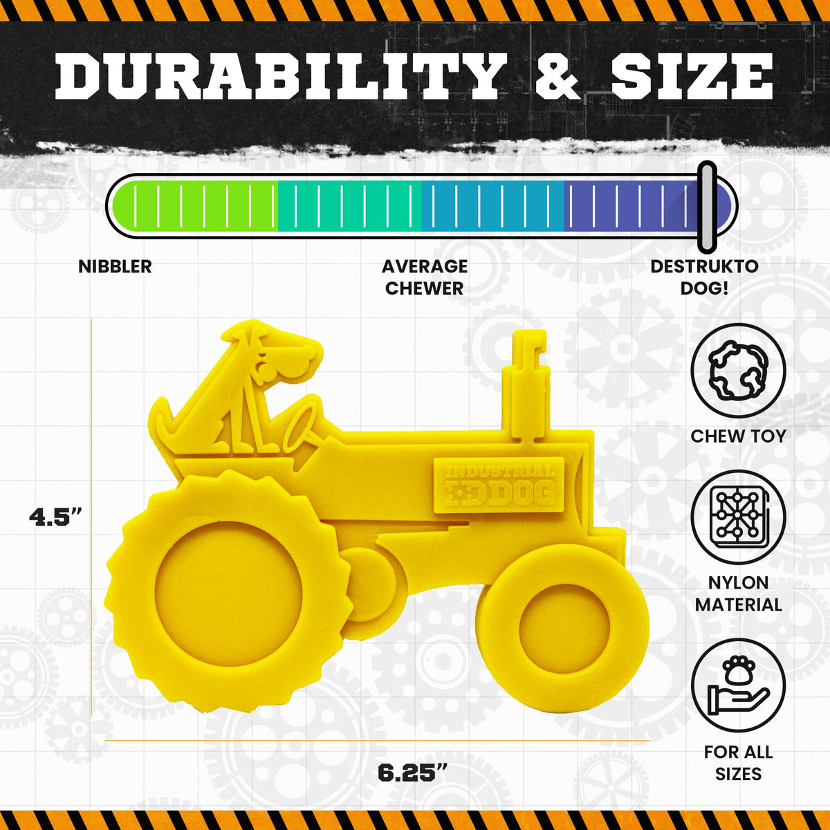 Tractor Nylon Chew Toy