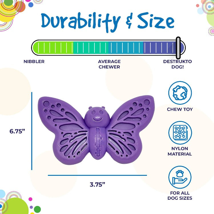 Butterfly Nylon Chew and Enrichment Toy