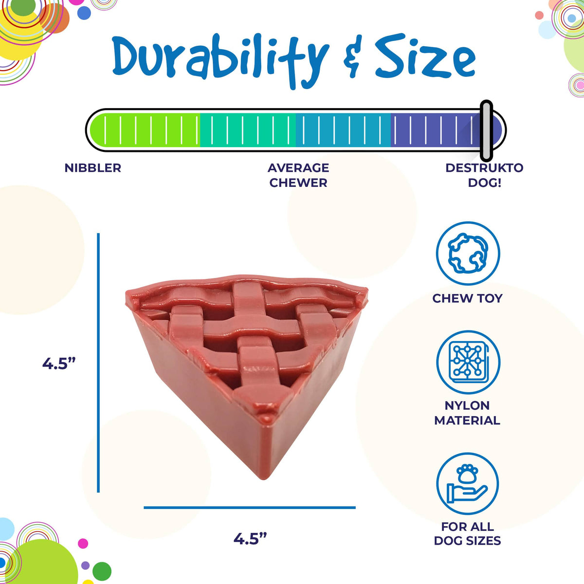 Cherry Pie Nylon Chew Toy