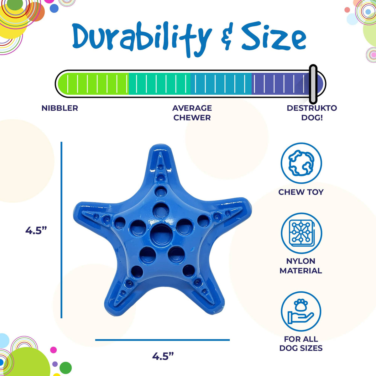 Starfish Nylon Chew Toy