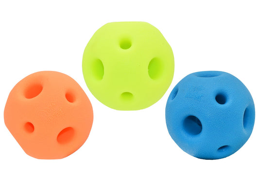 Multipet Breeze Ball dog toy, 3 inch, assorted colors, floats on water