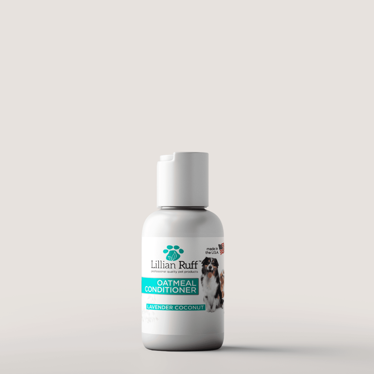 2 oz travel bottle of Oatmeal Conditioner, Lillian Ruff, sold through Sniff and Shift