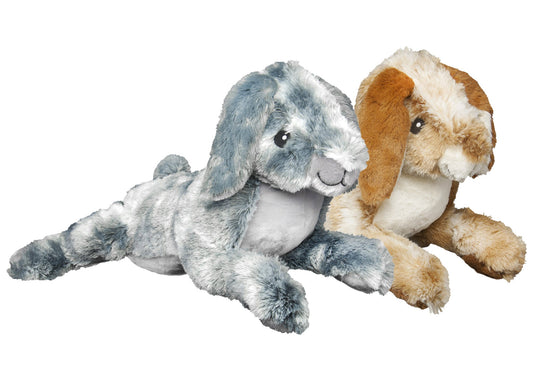 Multipet Thumperz plush bunny dog toy, 24 inches, assorted colors