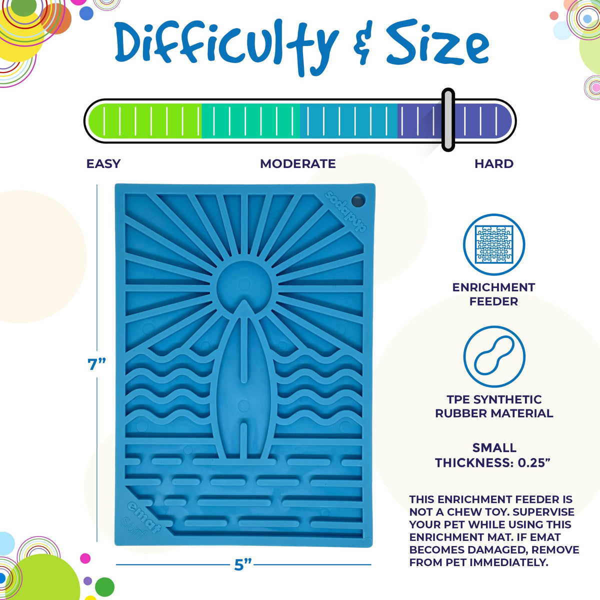 Surf's Up eMat Small Lick Mat