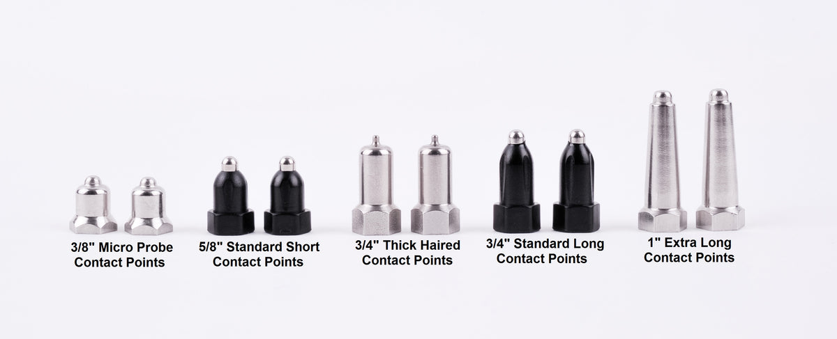 E-Collar Technologies contact points size comparison