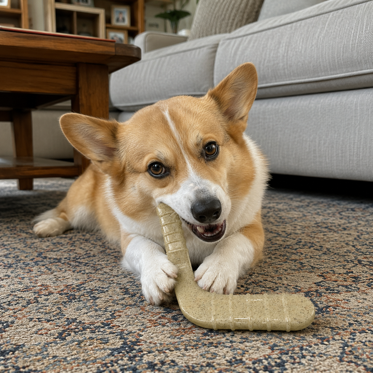 Hockey Stick Nylon Chew Toy