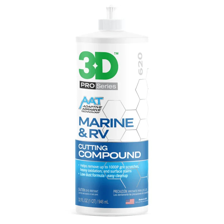 3D Marine & RV Cutting Compound, Quart