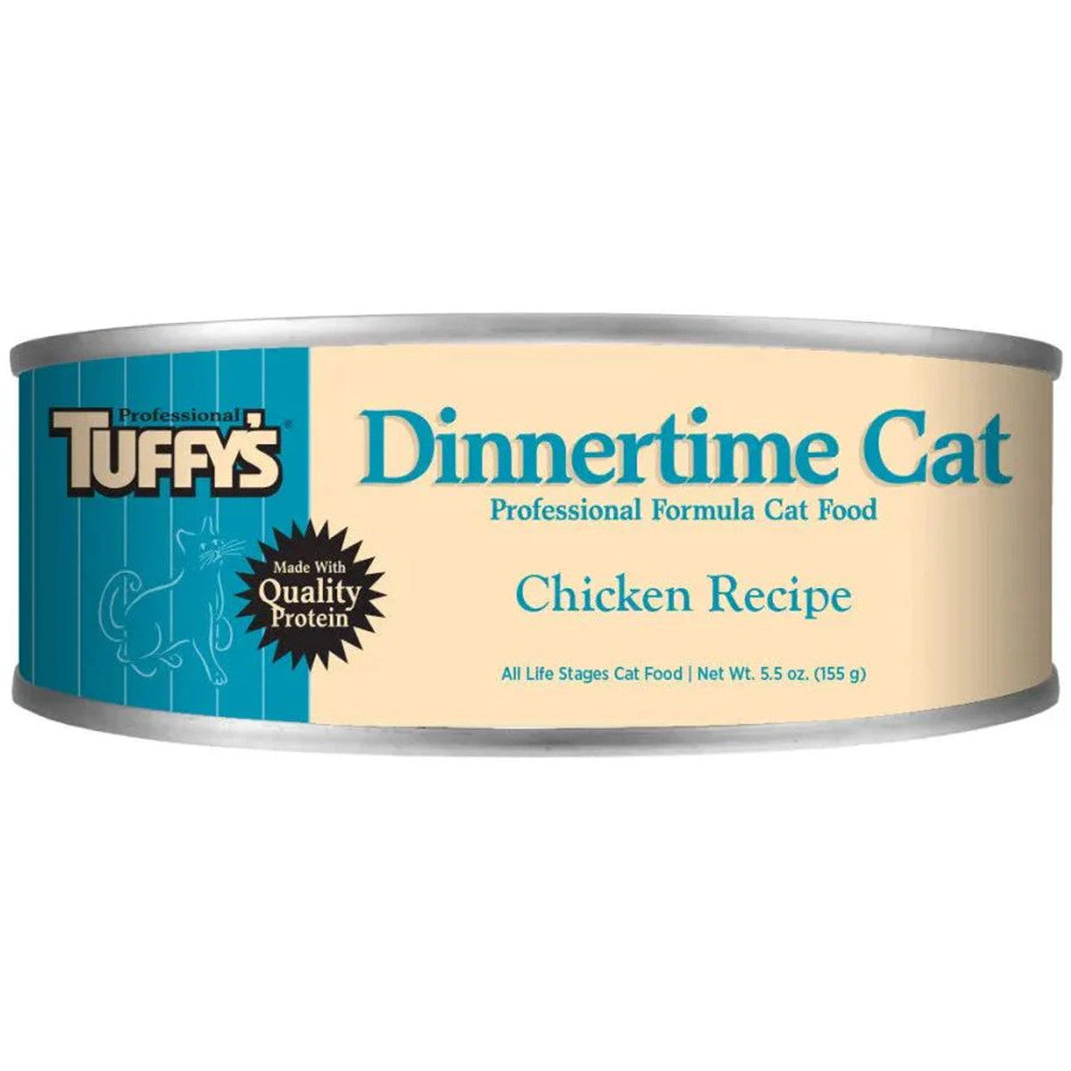 Tuffy's Dinnertime Chicken canned cat food, 5.5oz