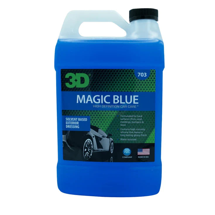 3D Magic Blue Tire Dressing, Gallon