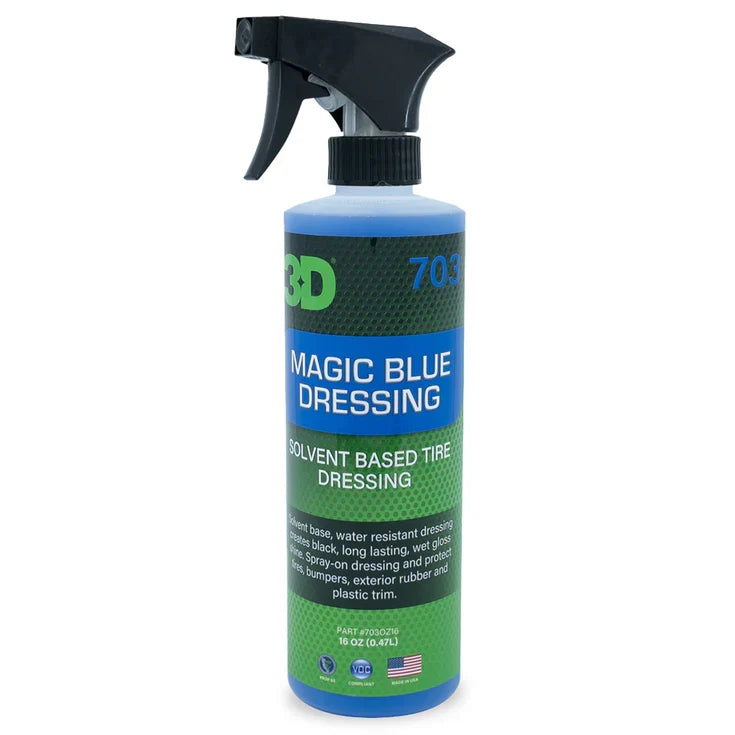 3D Magic Blue Tire Dressing, 16 oz