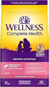 Bag of Wellness Complete Health Sensitive Skin & Stomach Salmon & Rice dry dog food