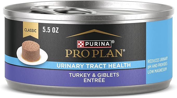 Pro Plan Urinary Turkey & Giblets in gravy wet cat food can, 5.5oz