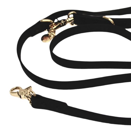 Waterproof Hands-Free Leash, Black, Lucky Dog Pet Company, sold through Sniff and Shift