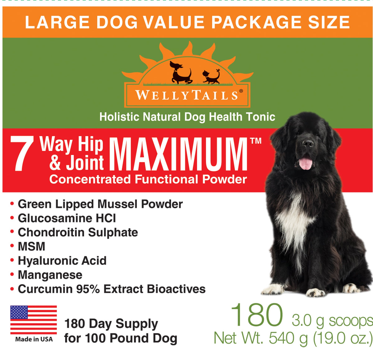 WellyTails 7 Way Hip & Joint MAXIMUM Powder
