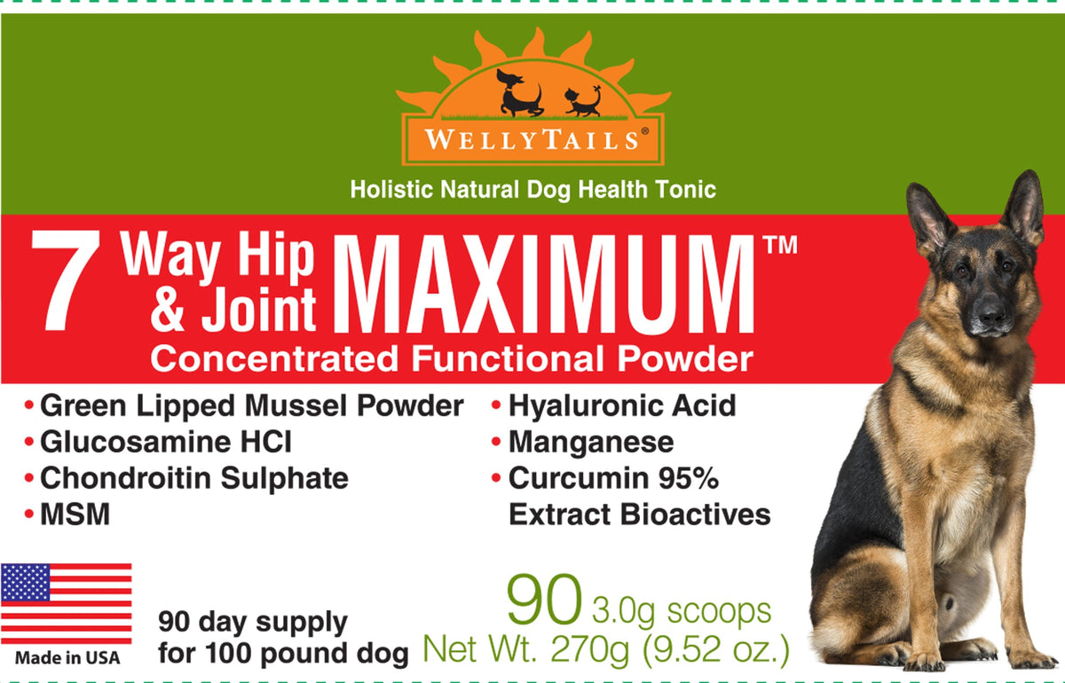 WellyTails 7 Way Hip & Joint MAXIMUM Powder