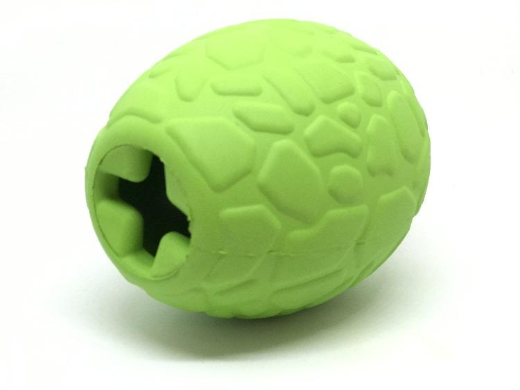Dinosaur Egg Rubber Chew Toy & Treat Dispenser Large
