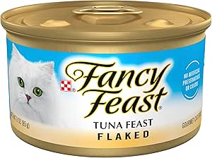 Fancy Feast Flaked Tuna wet cat food, 3oz can
