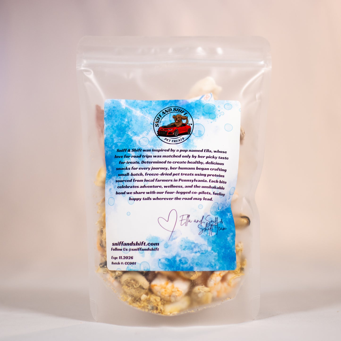 Captain’s Catch – Freeze-Dried Seafood Medley